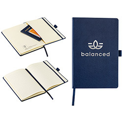 Elan Hardcover Journal with Pen Loop and Inner Pocket 12