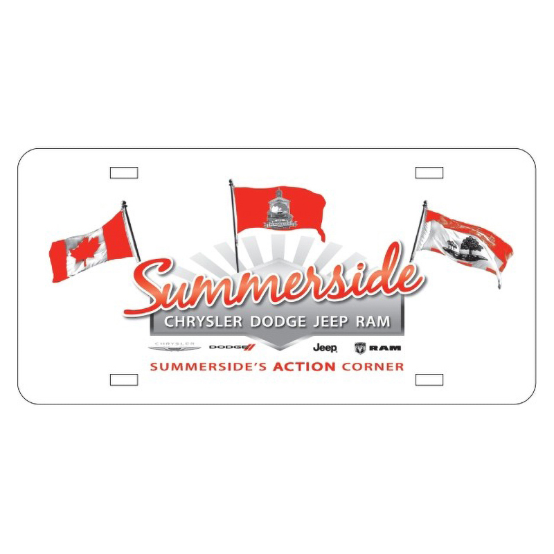 Car Licence Plates .060 Clear Polytrans (5.875" x 11.875") Digital Full Colour 2