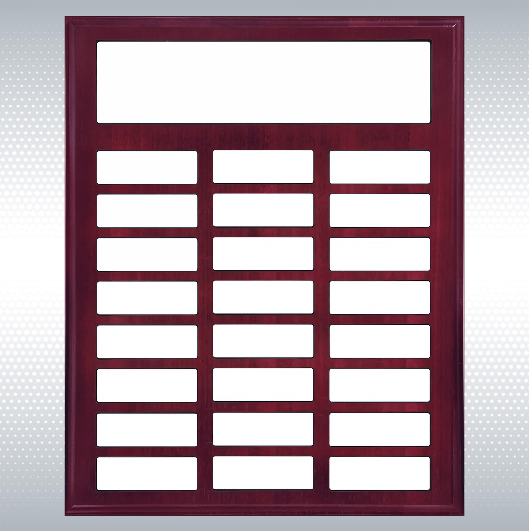Perpetual Pocket Solid Walnut Plaque Sublimation Full Color Plaque w/24 Plates (12" X 15") 6