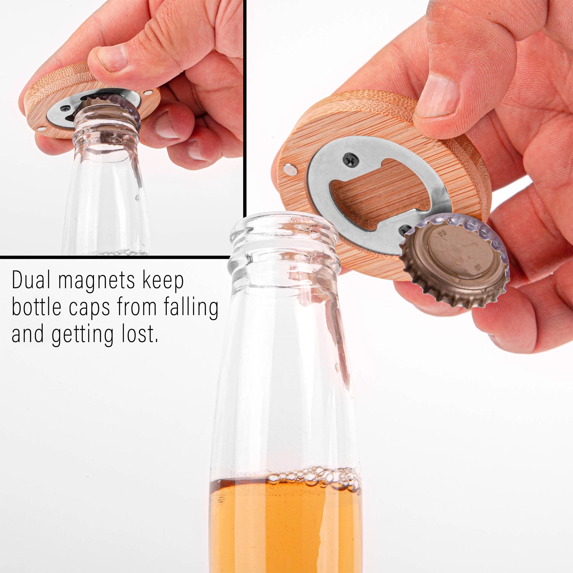 Magnetic Bamboo Bottle Opener 4