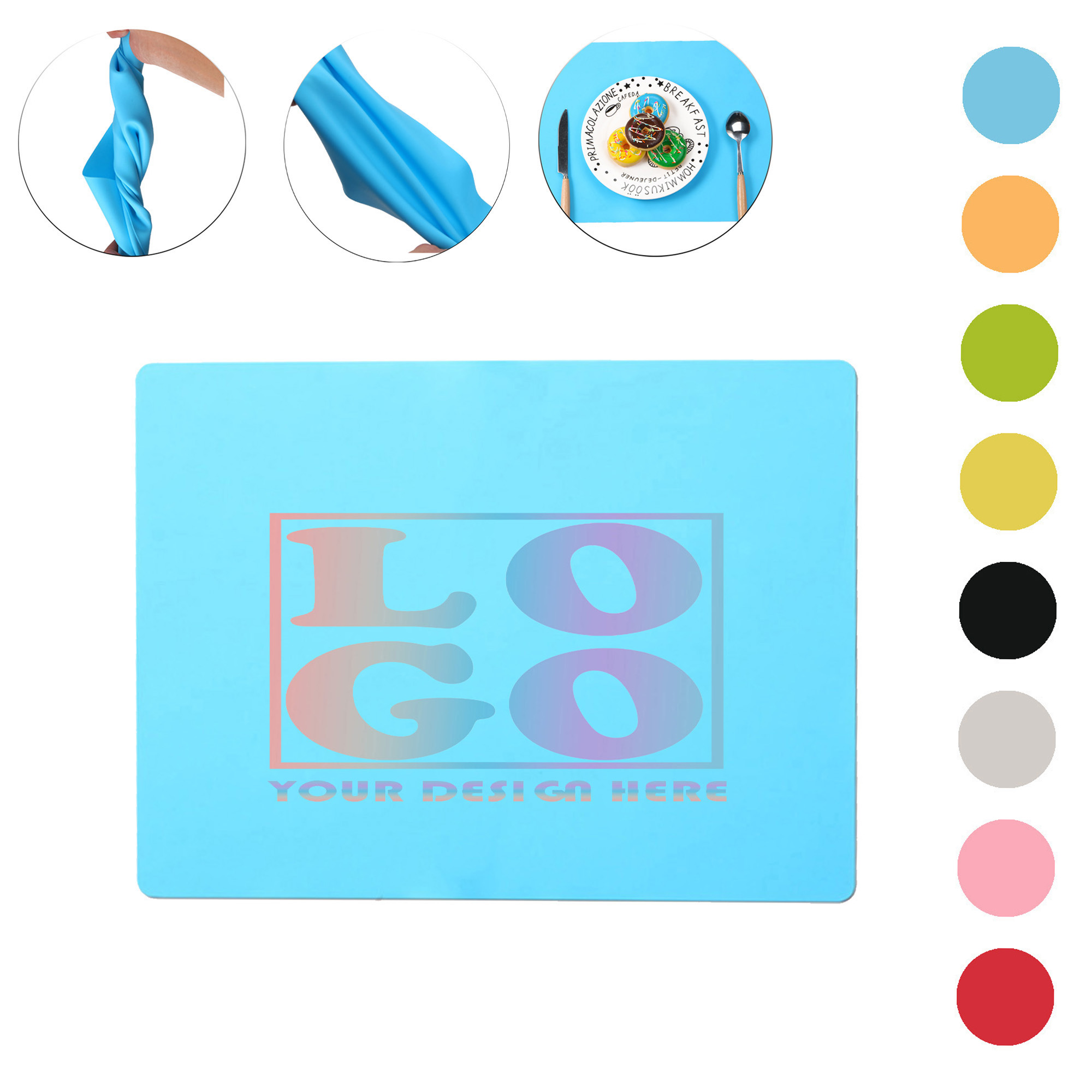 Rectangular Silicone Placemat 2