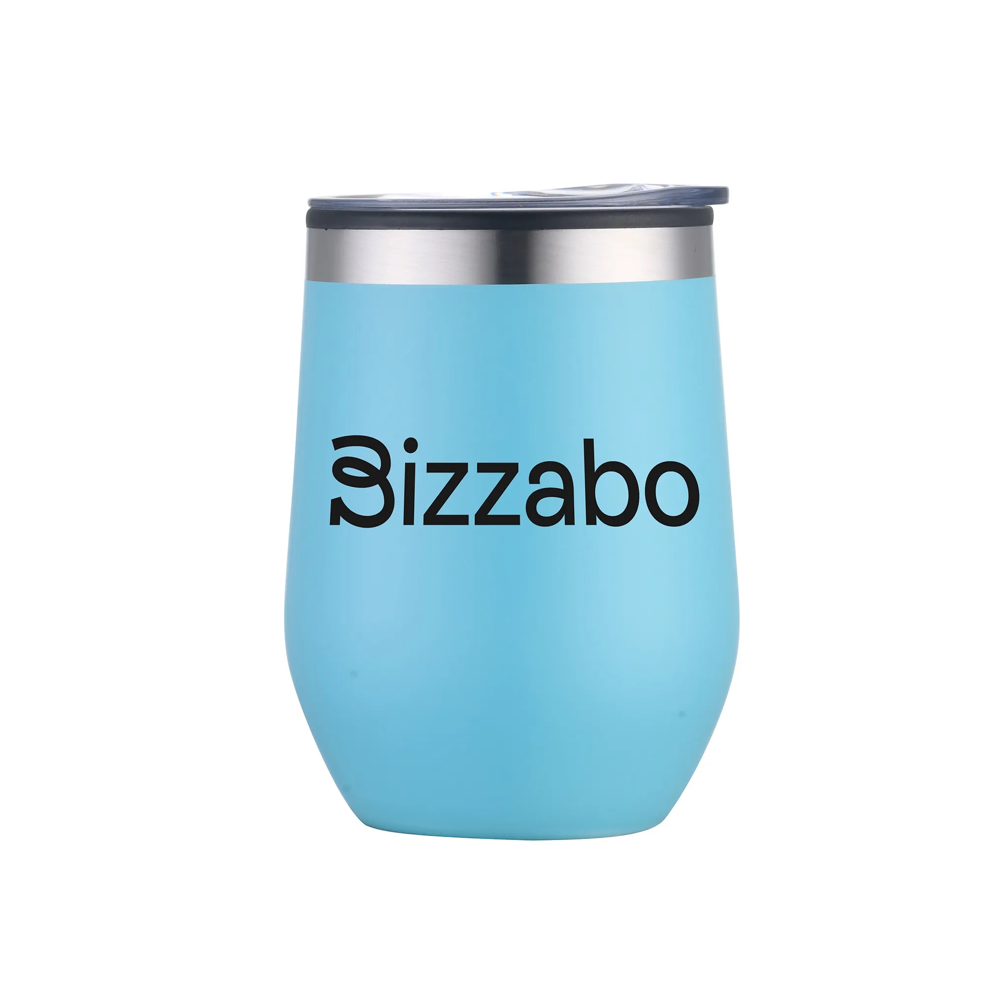 12oz. Double Wall SS / PP Wine Mug with Clear Lid 9