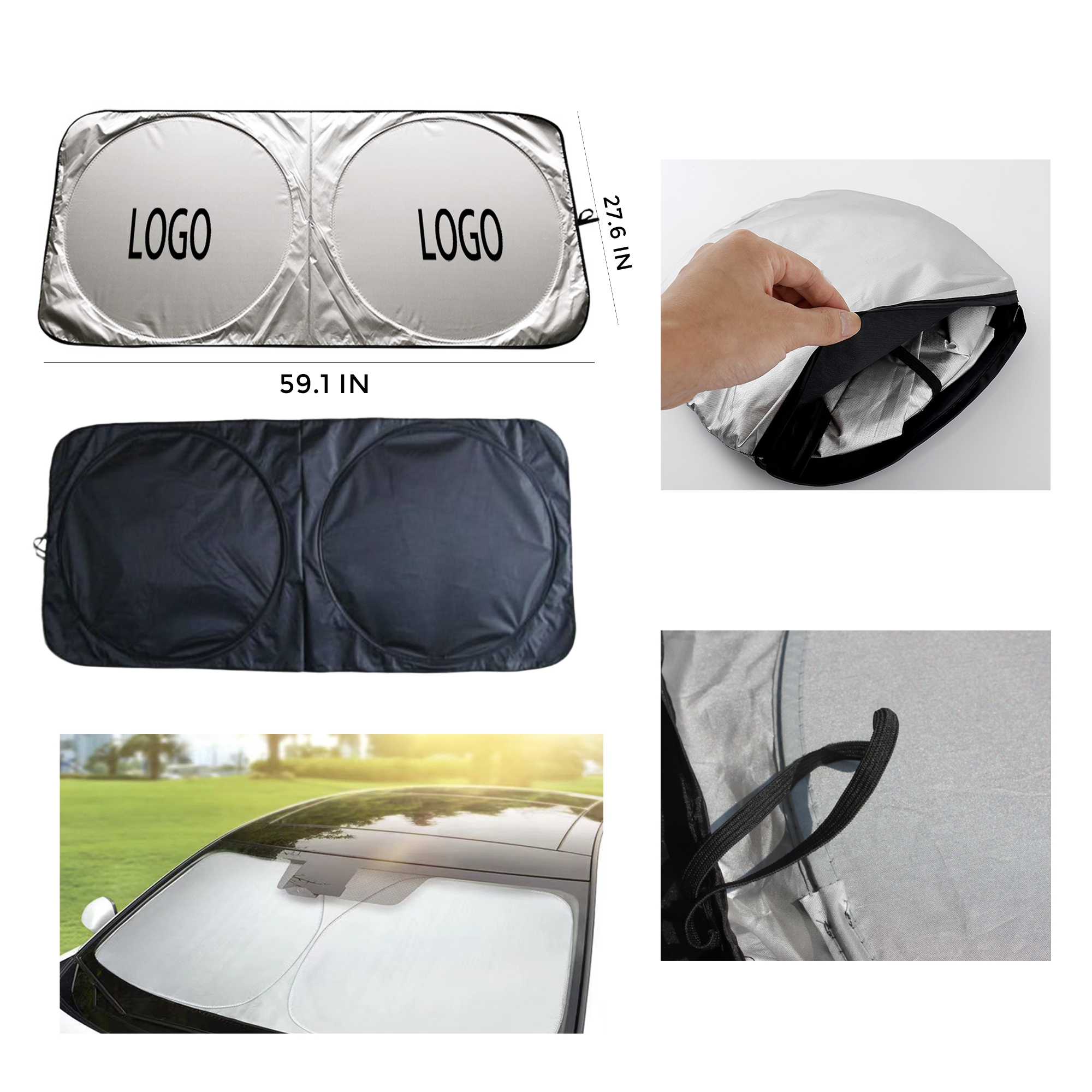 MOQ 10 PCS Car Sun Visor 2