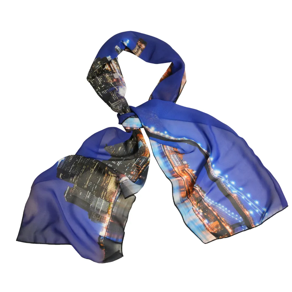 Full-Color Customized Chiffon Scarf 5