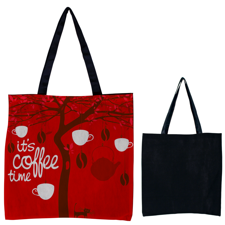 Flat Tote- Full Color on Front Only 3