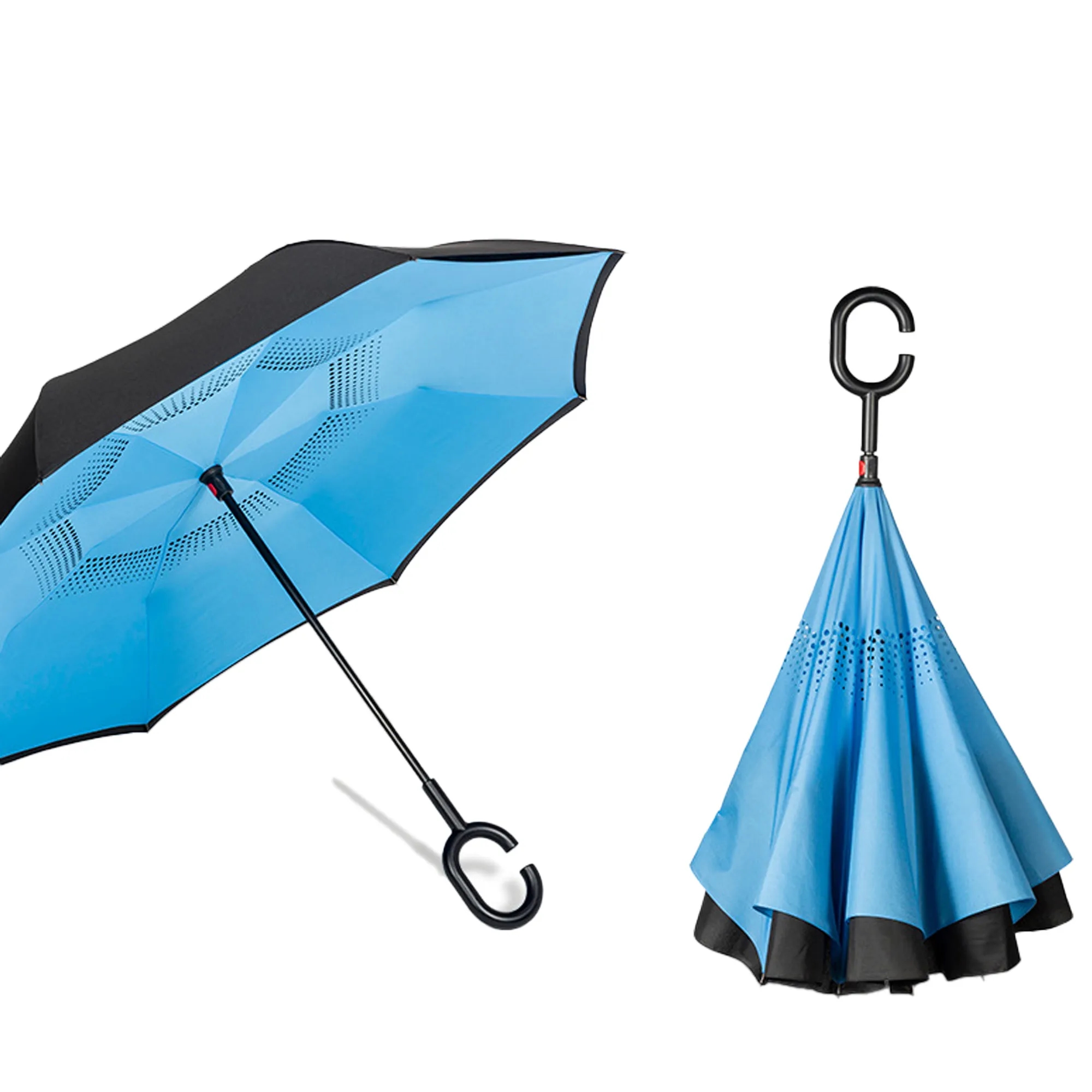 Deluxe Double Layer Inverted Reverse Umbrella 4