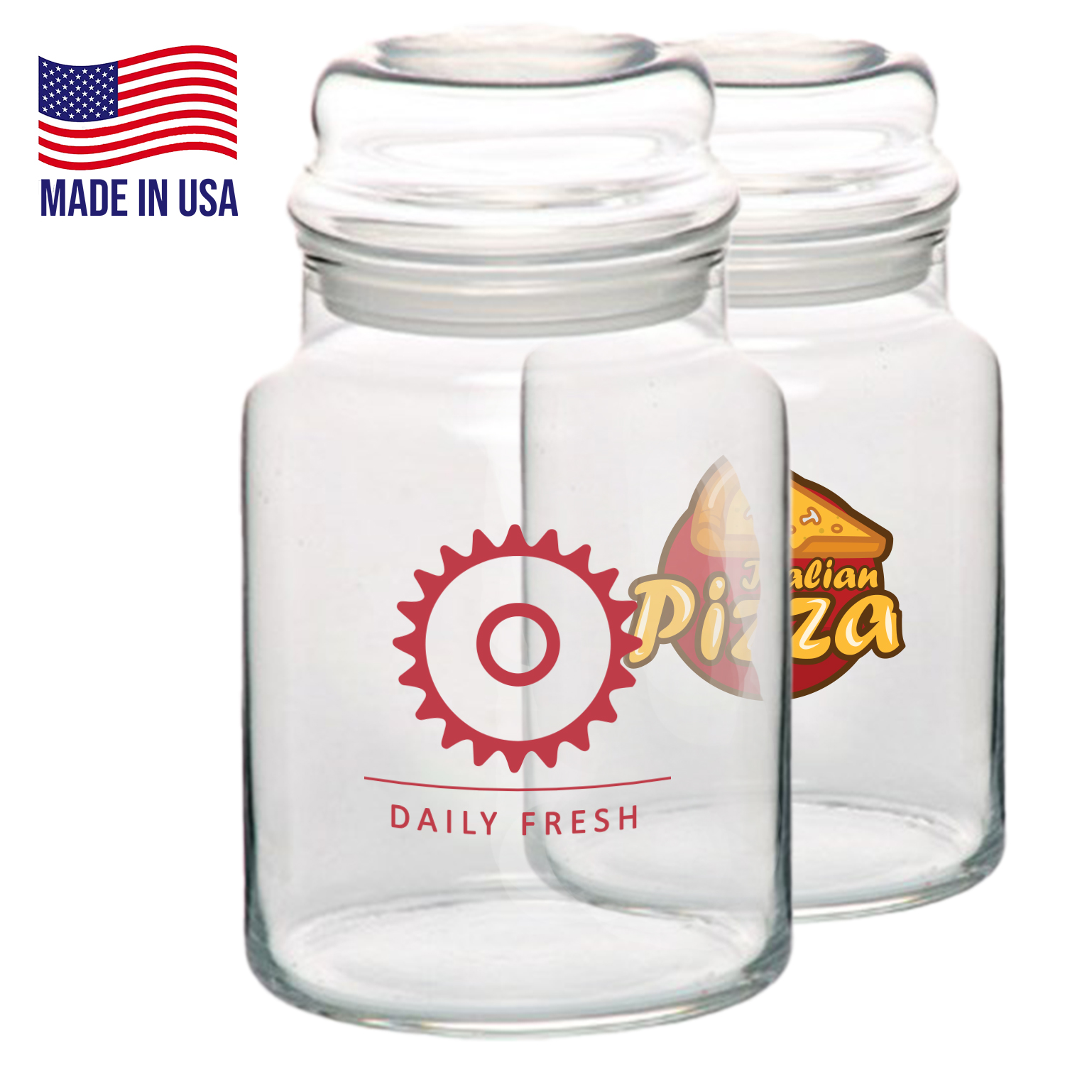 26 oz. USA Made ARC Candy Storage Jars 2