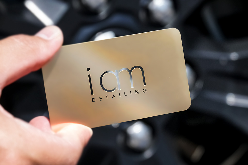 Brass Finish Business Cards 9