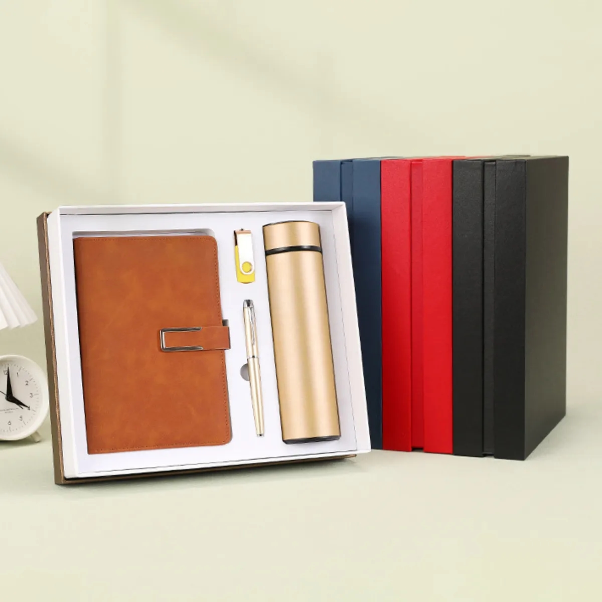4Pcs Business Gift Set Notebook With Tumbler Premium Sets 10
