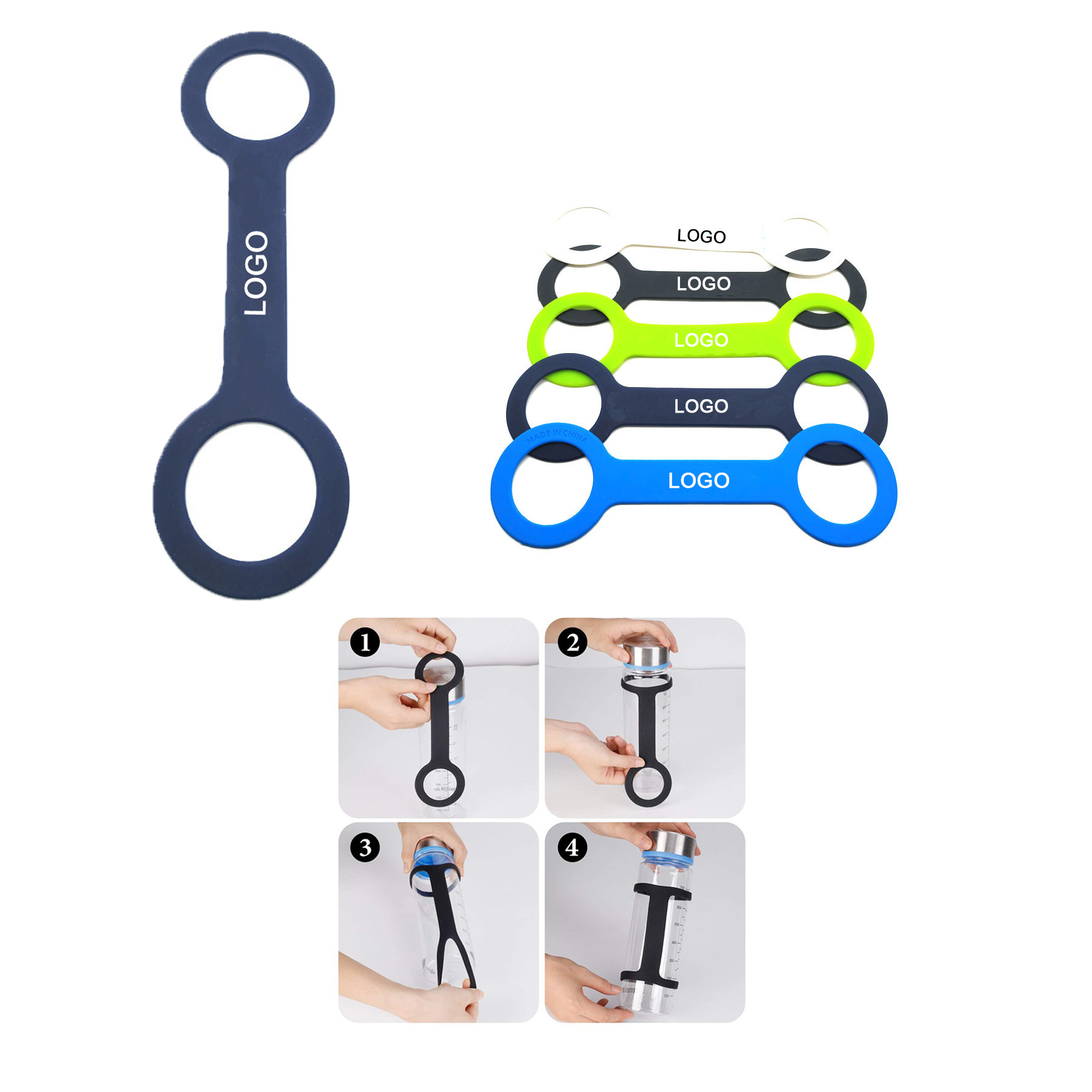 Silicone Bottle Carrier Grip 2