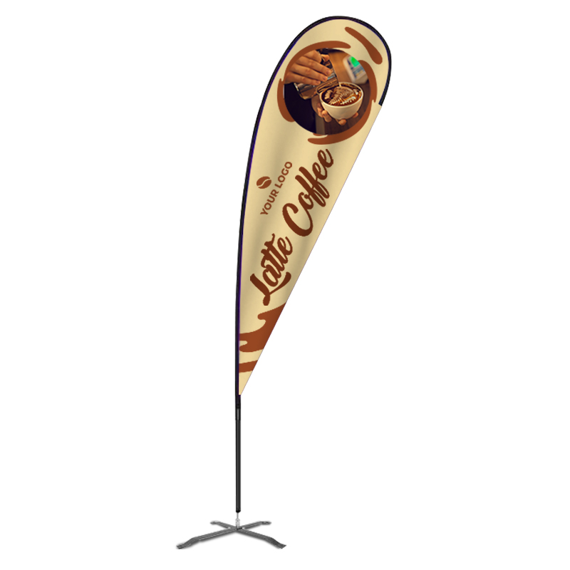 Flex Blade® Teardrop Flag Kit, Double-Sided - 15' Event Flag 4