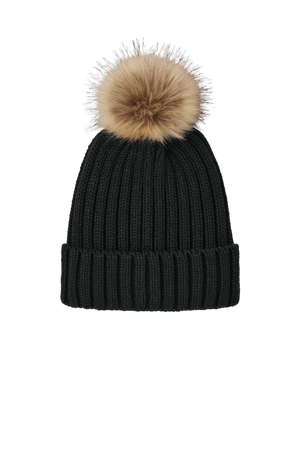 Port Authority Faux Fur Pom Beanie C990 16