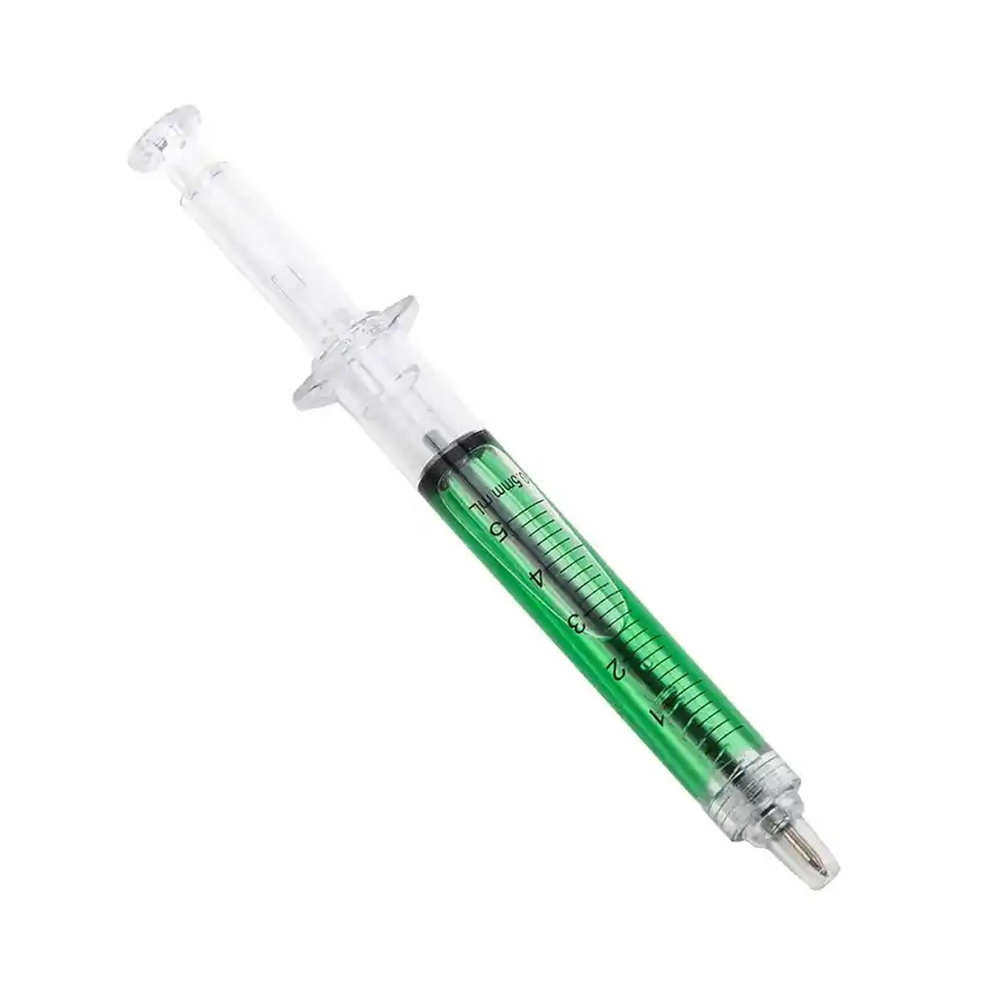 Syringe Ballpoint Pen Shape Oily Rollerball 6