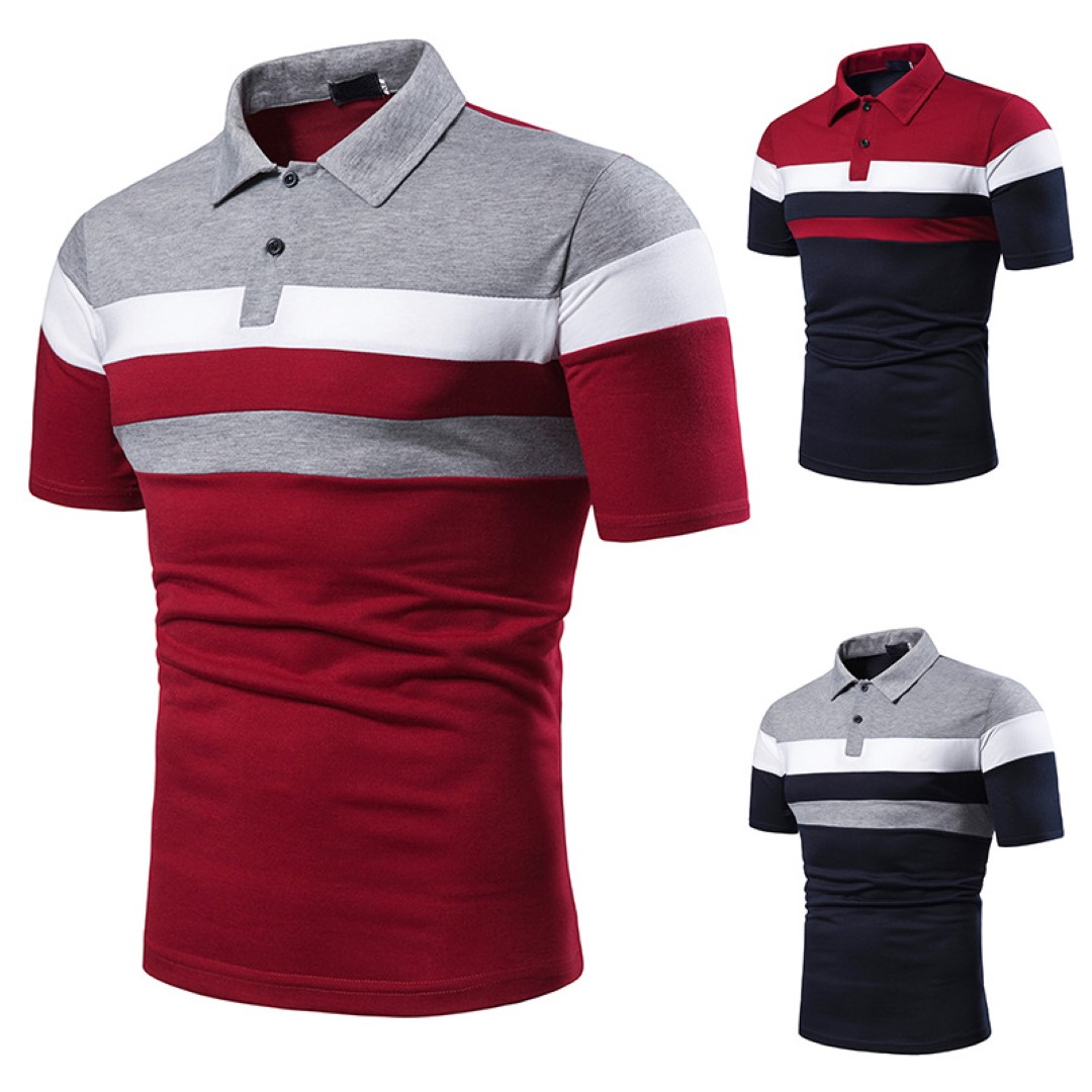 Casual Short-Sleeved Men Lapel 5