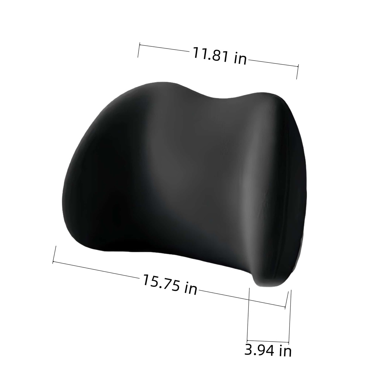 Car Seat Memory Foam Lumbar Pillow 2