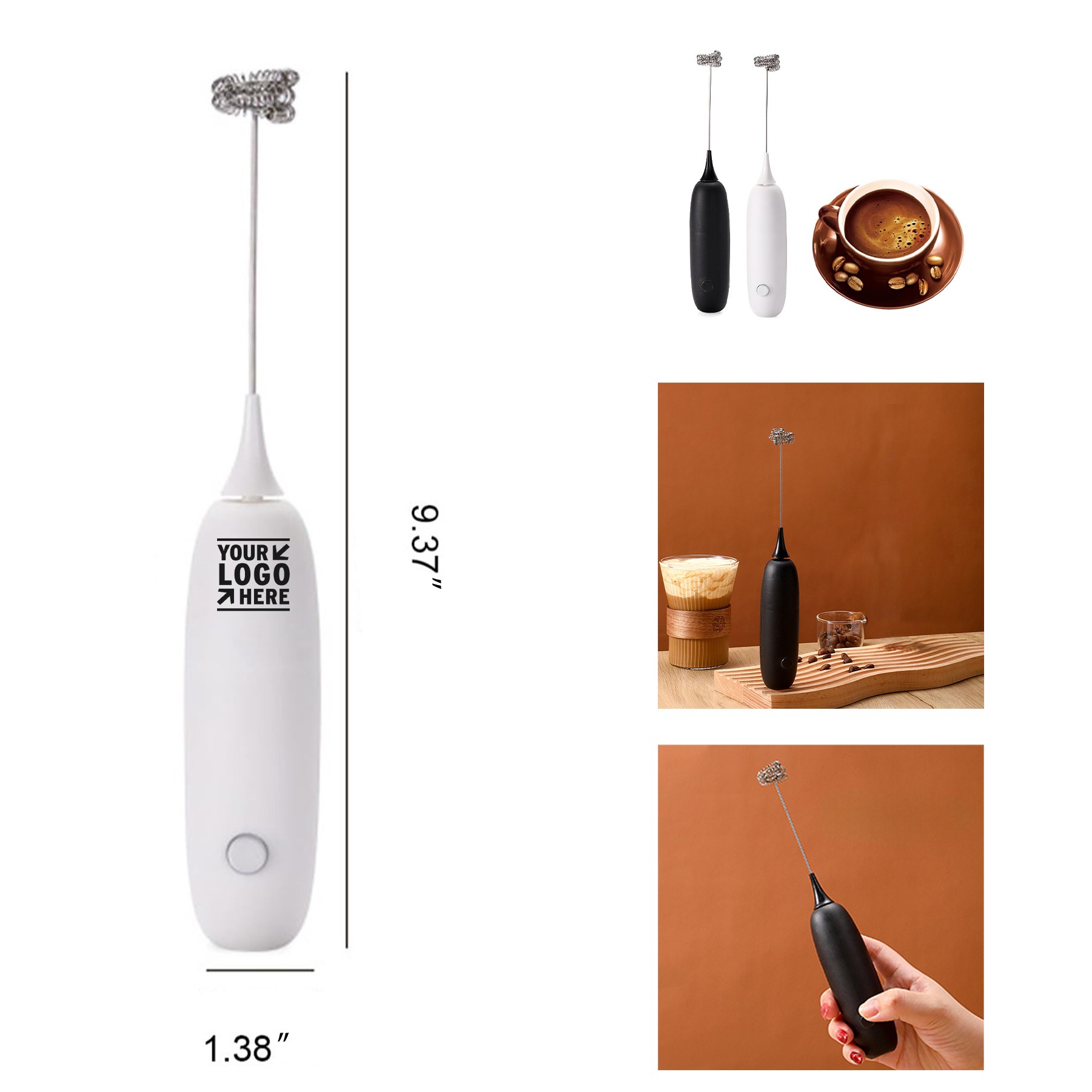 Handheld Mini Milk Frother Wand 2