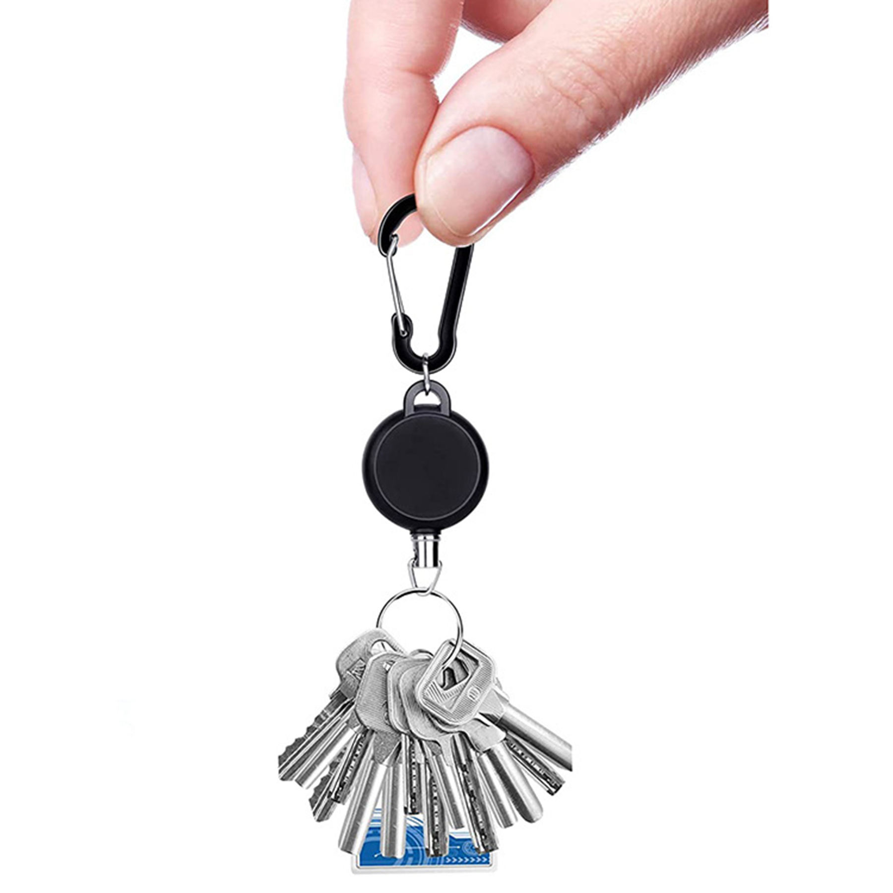 Retractable Buckle with Keychain 2