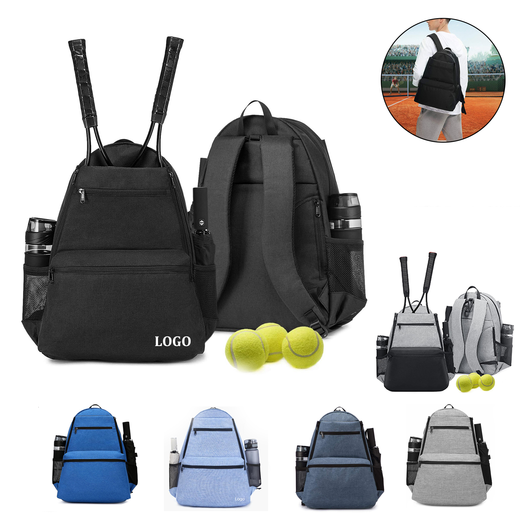 Professional Tennis Backpack 4