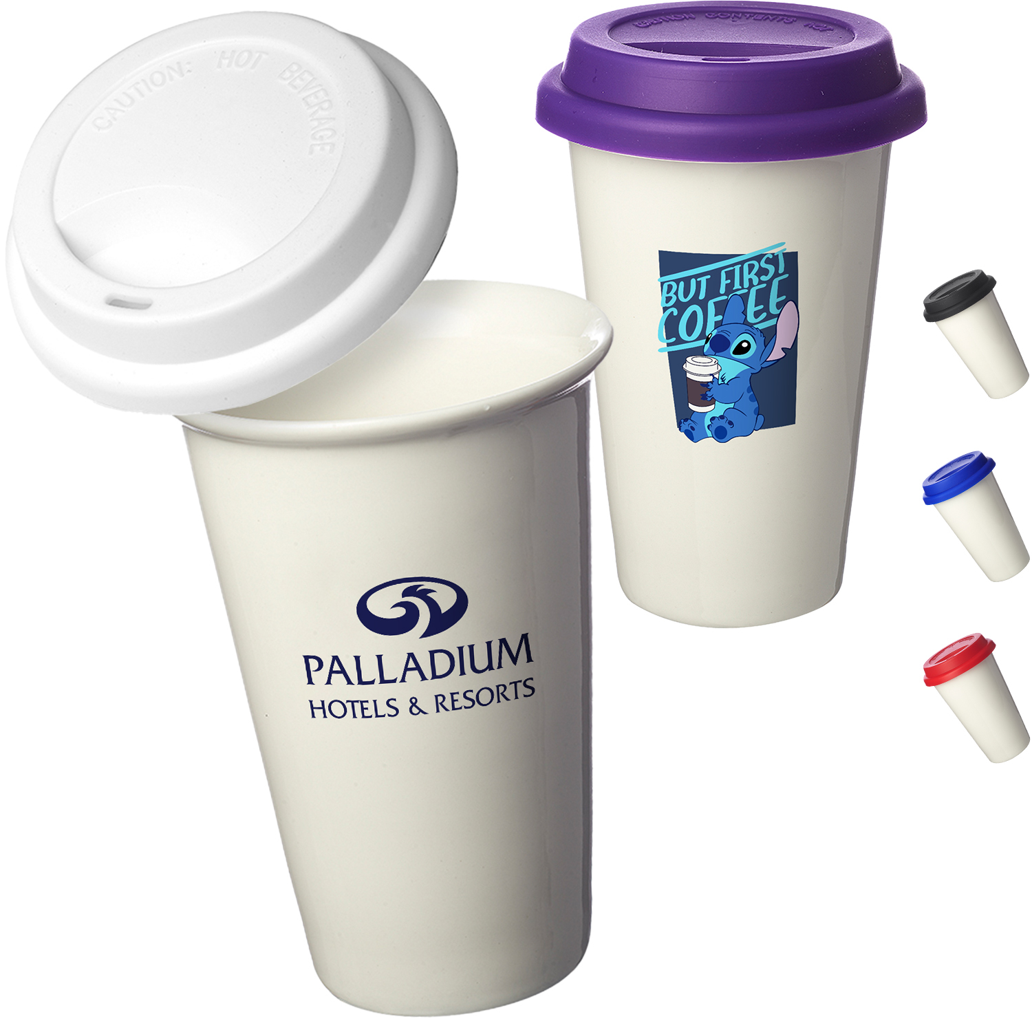 11 oz. Double Wall Porcelain Ceramic Tumbler 1