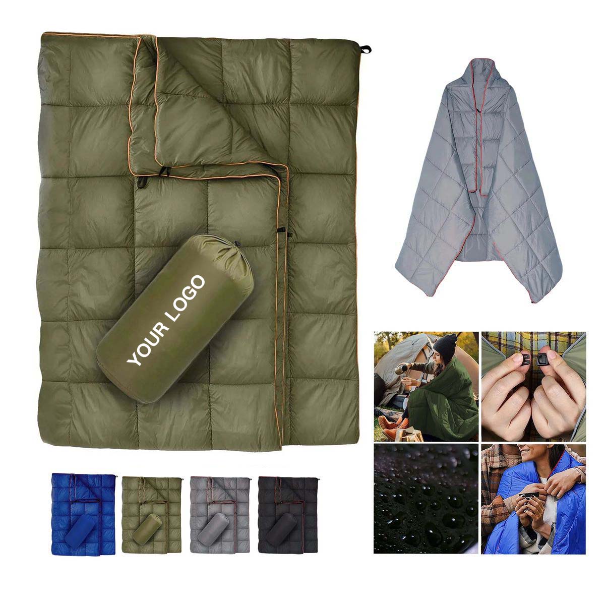 Multifunctional Camping Blanket with Moisture Resistant Design 3