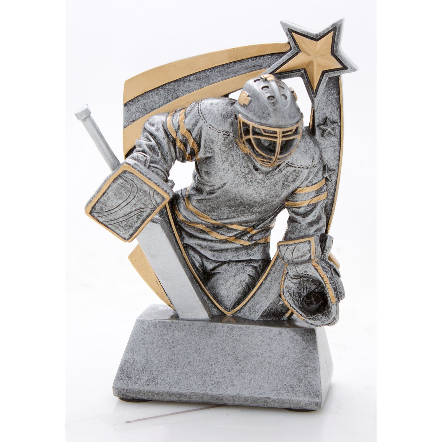 Hockey Goalie 3-D Star Resin 2