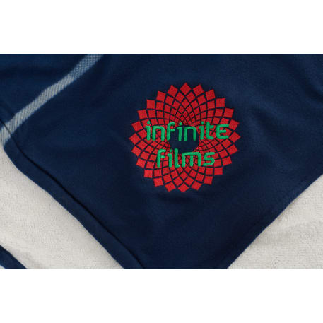 Plaid Fleece Sherpa Blanket 75
