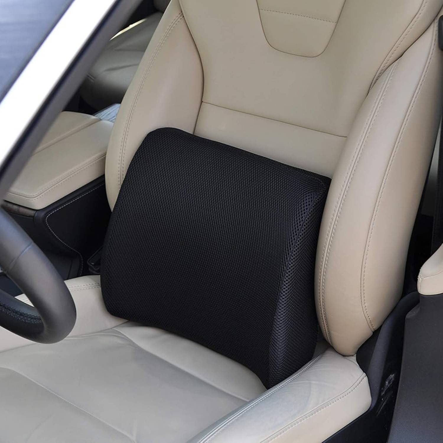 Memory Foam Lumbar Support Cushion for Office & Car Use 5