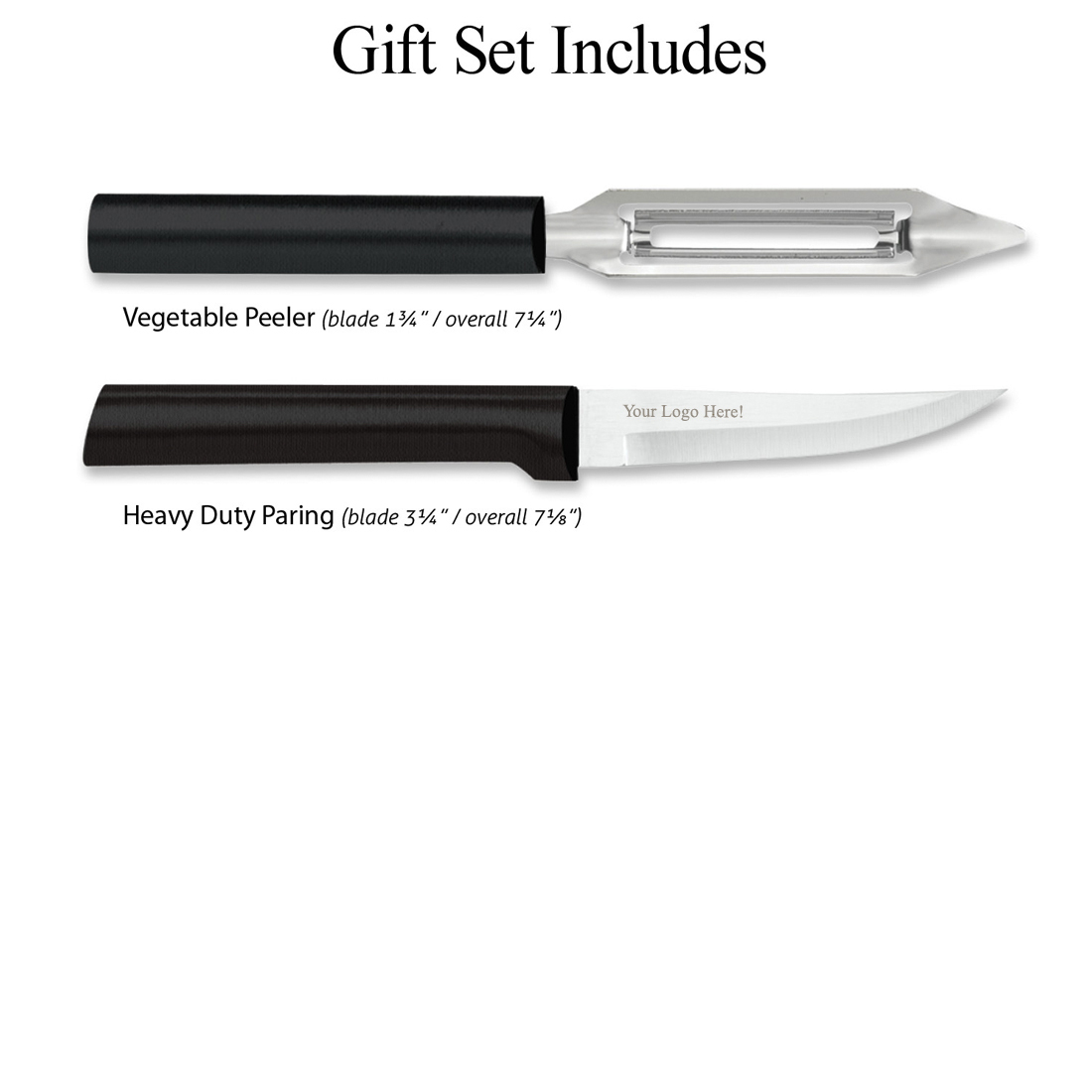 Pare & Peel Gift Set w/Black Handle 5