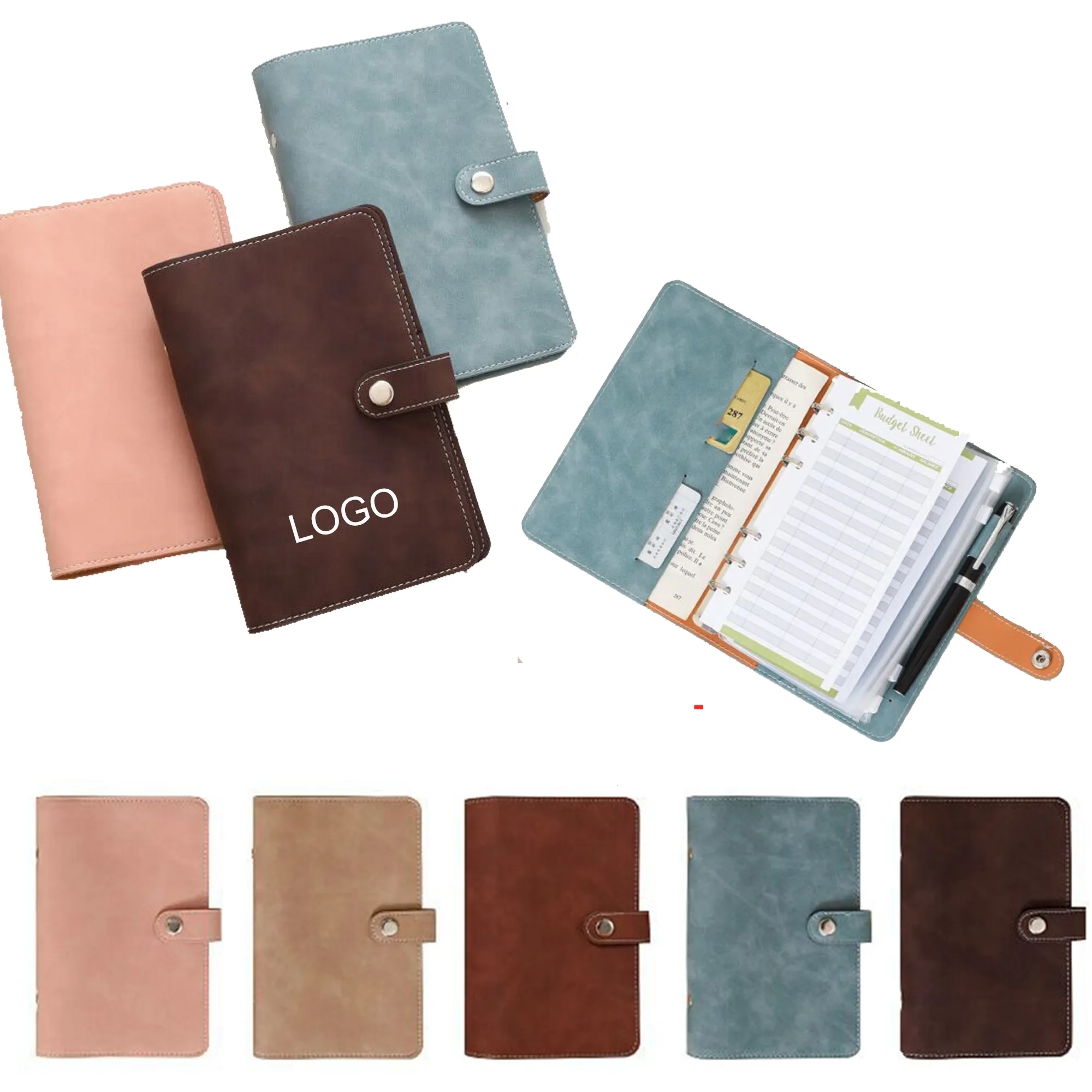 A6 Macaron Color Detachable Notebook