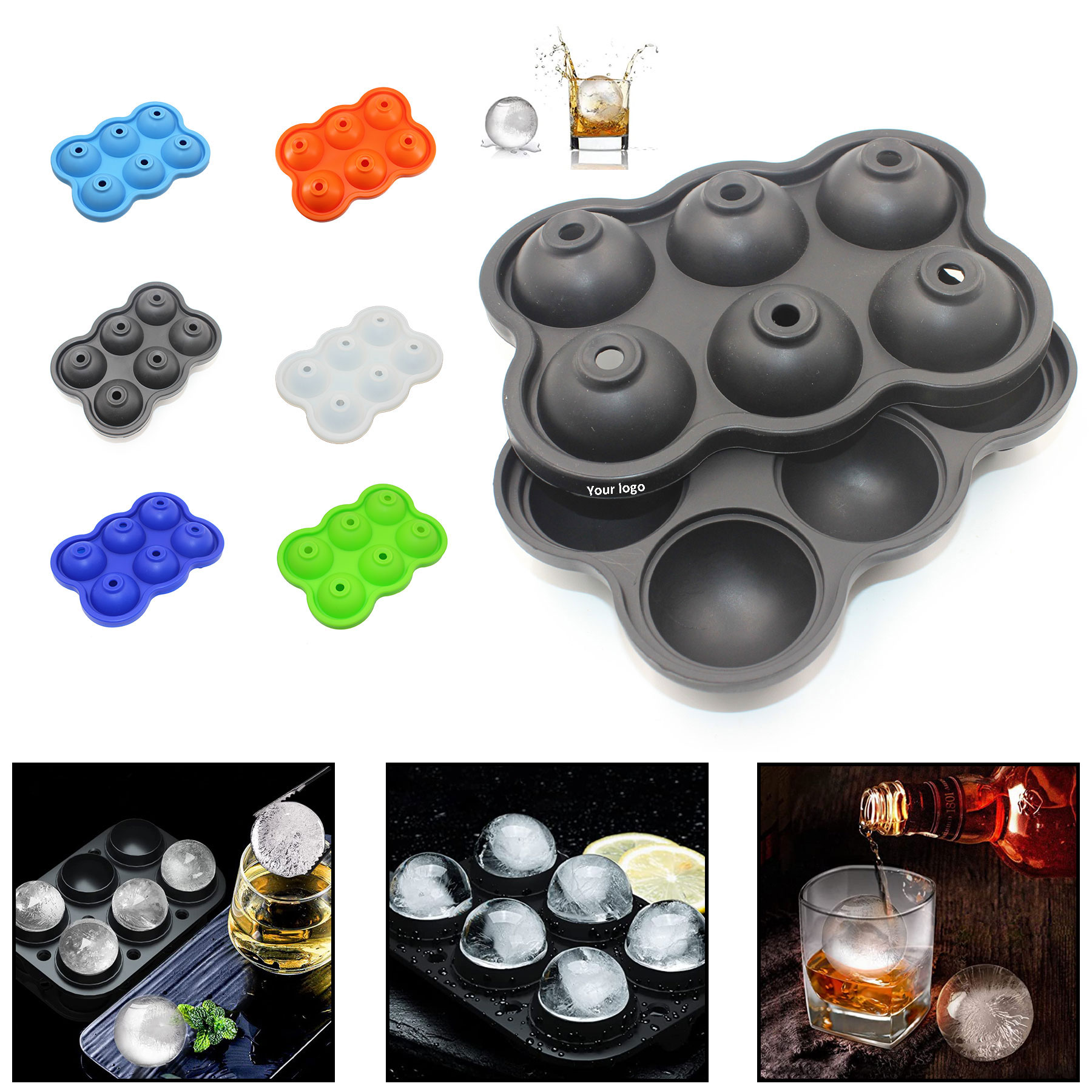 Round Ice Cube Mold 2