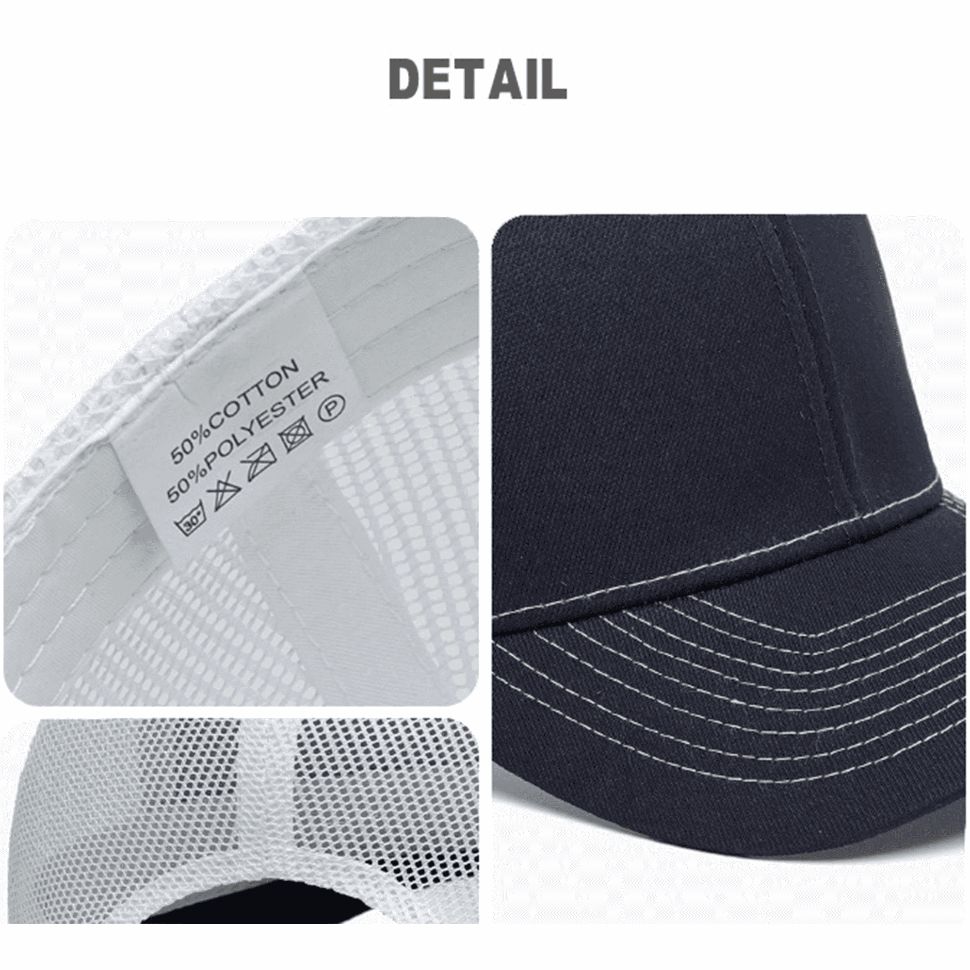 Baseball Cap Mesh Charleston Trucker Hat 6