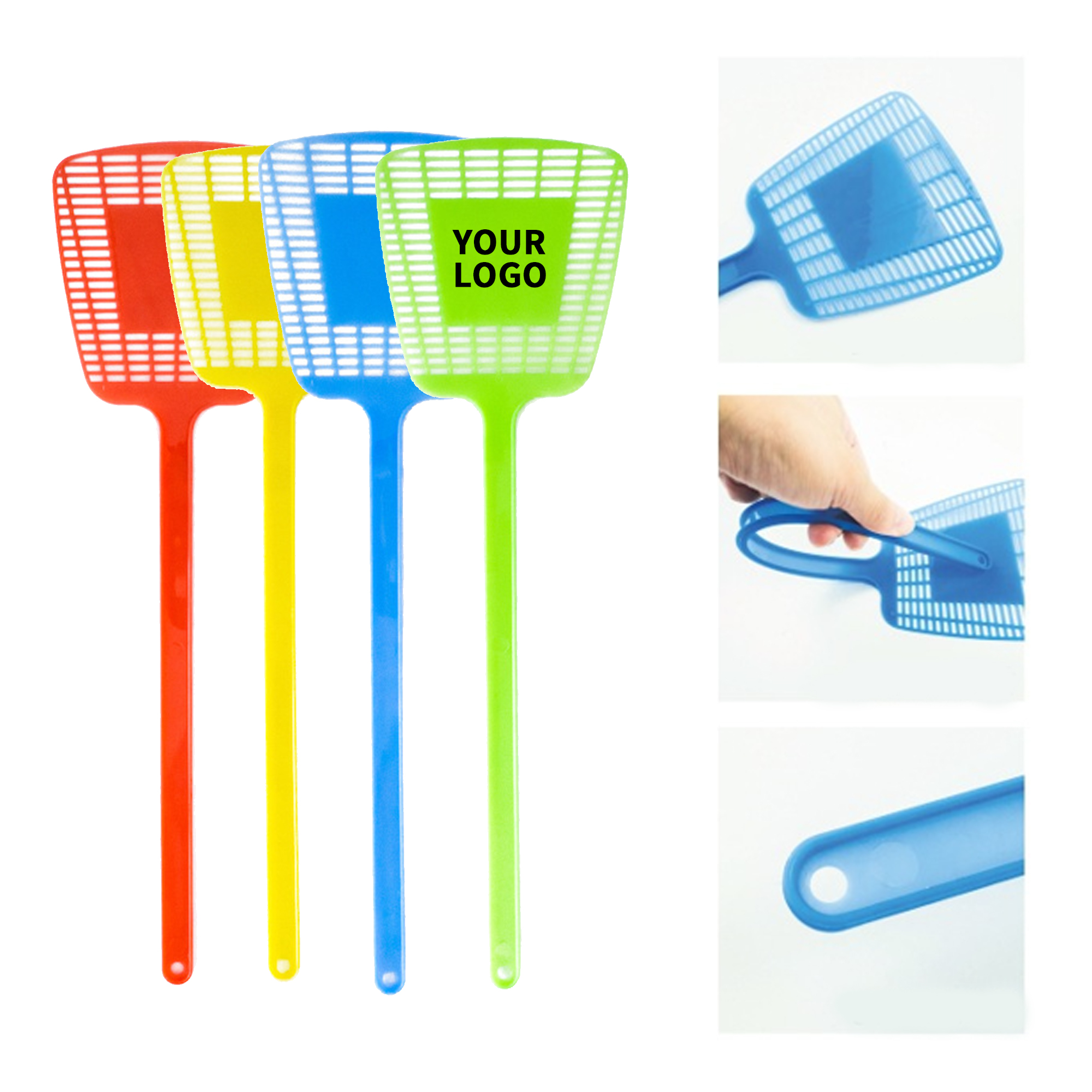 Plastic Fly Swatter With Wide Head And Hook Design 2