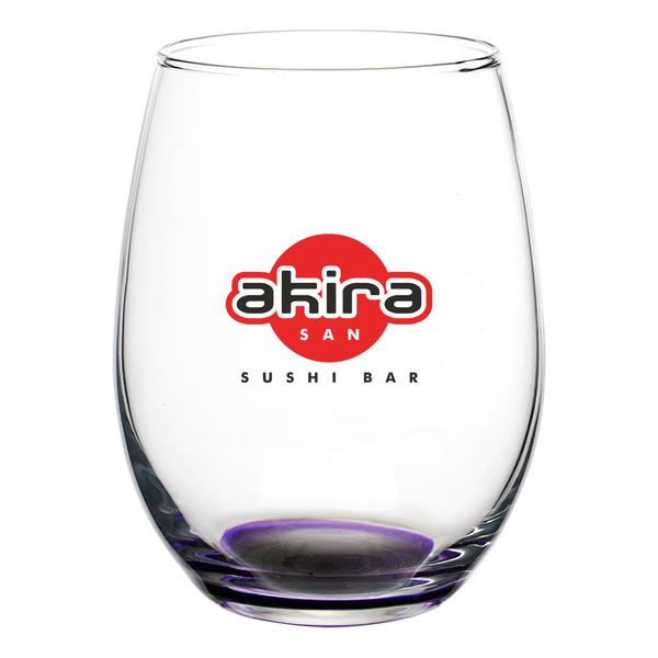 Liquid Lunch 15 oz Stemless Wine Glasses 15