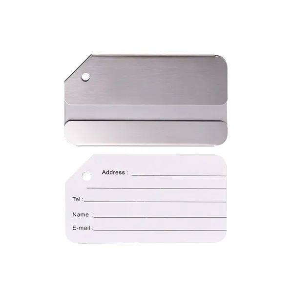 Aluminum LUGGAGE Tag with Name Card 6