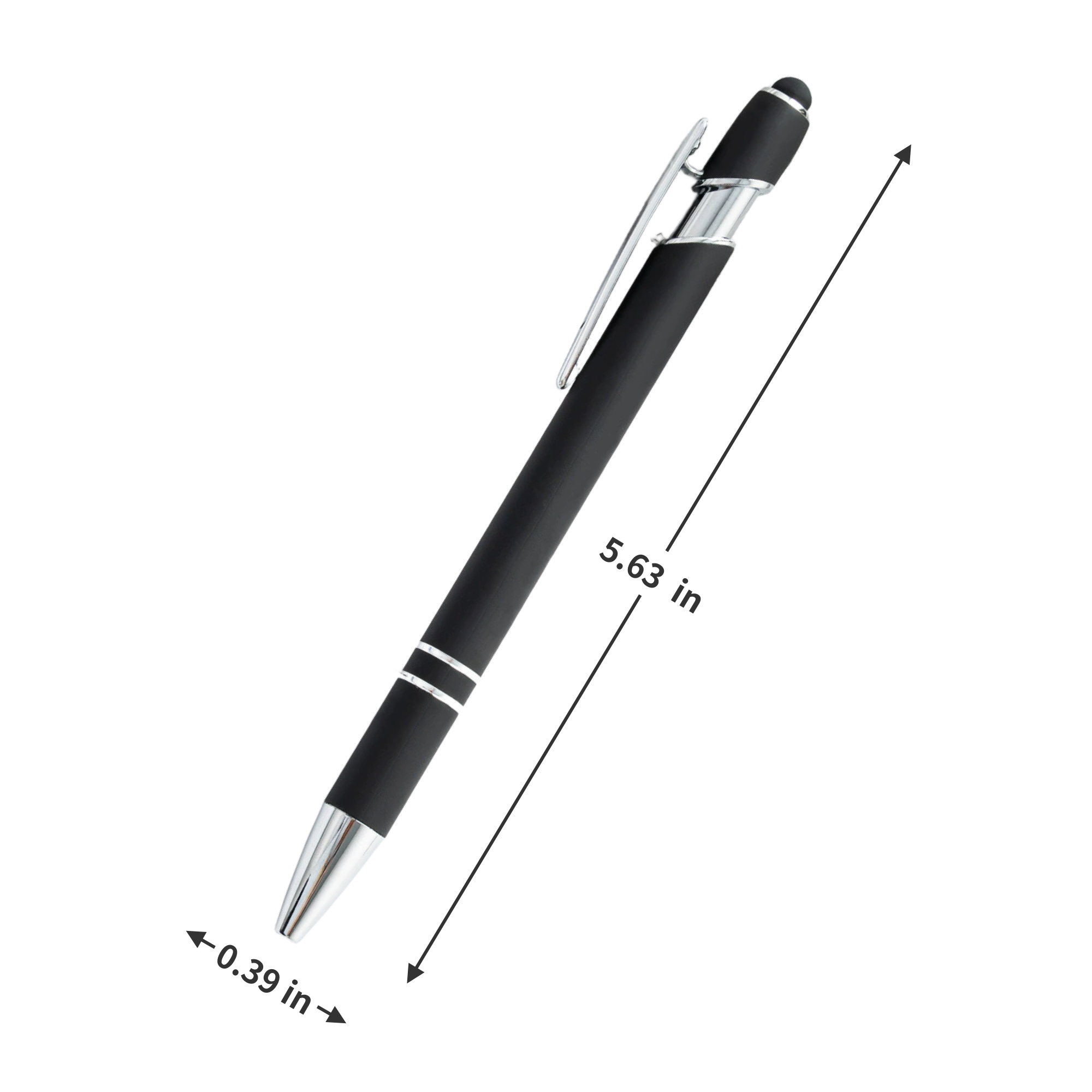 Aluminum Stylus Retractable Ballpoint Pen 3