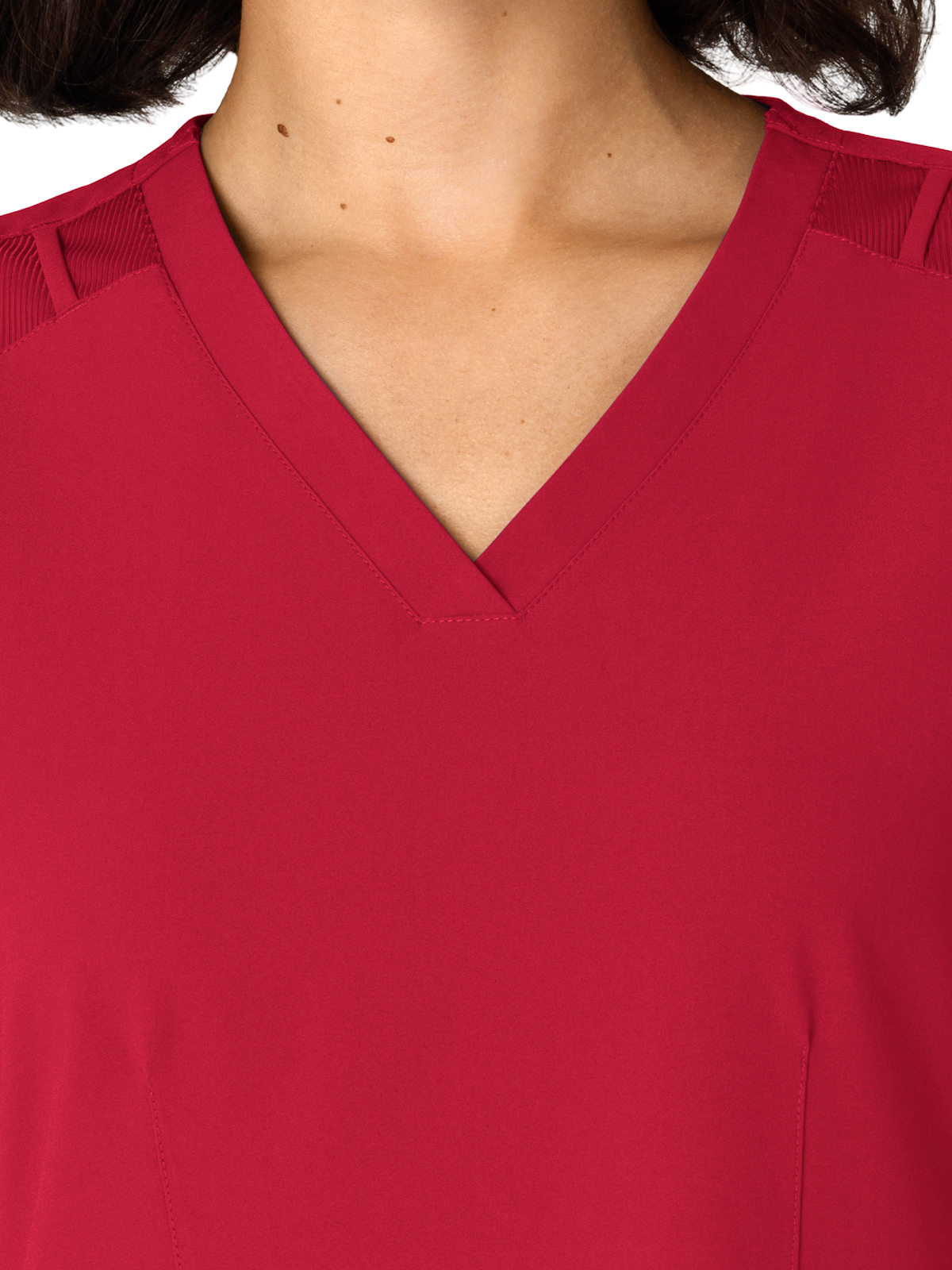 Wink - W123 - Women's Flex-n-Reach Side Panel V-Neck Top 4