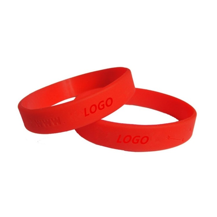 Debossed Silicone Wristband 2