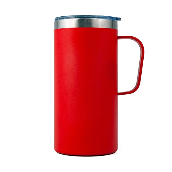 20 Oz. SipTek Powder Coated Mug w/Clear Slid Lid 1