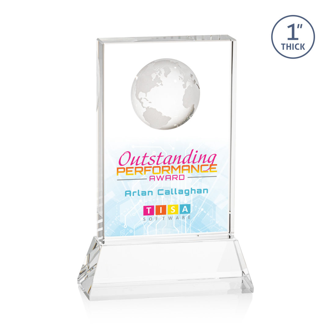 Ambassador VividPrint™ Award on Base - Clear 14