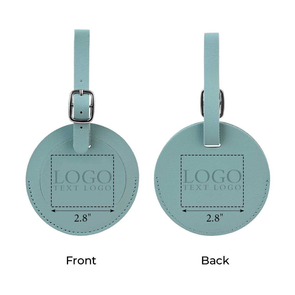Round Flap Luggage Tags With Logo 22