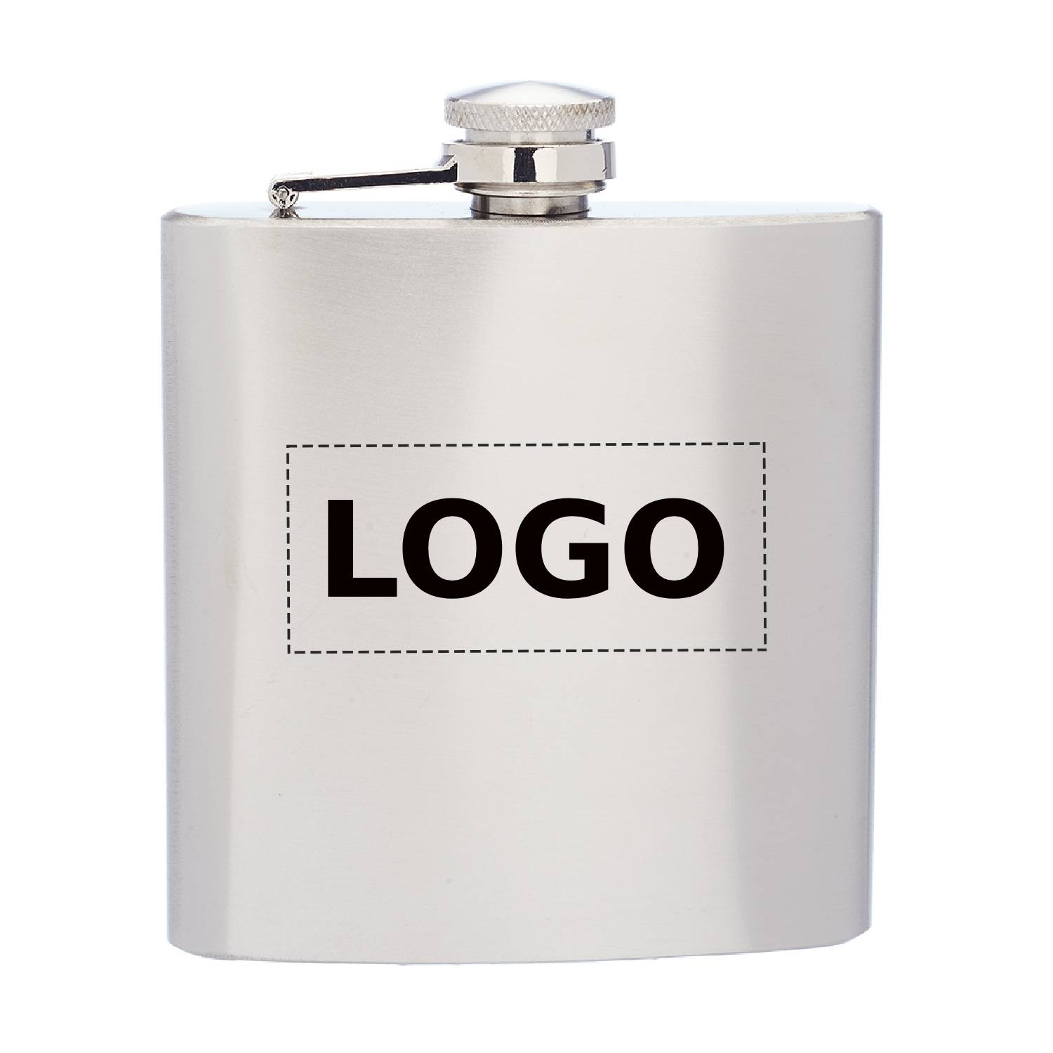 Elite Stainless Steel Hip Flask, 6 oz. 7