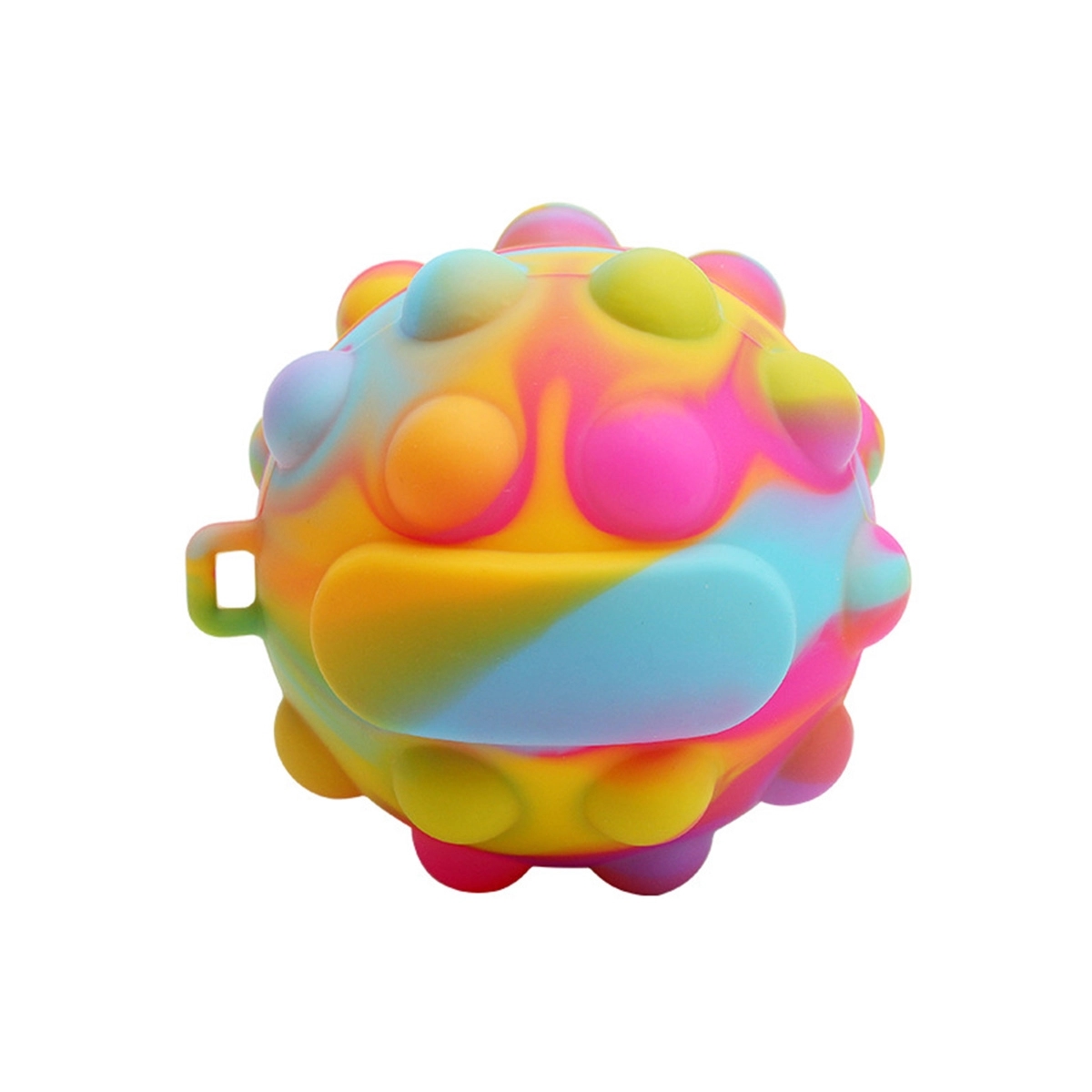 Custom Silicone Tie Dye Stress Ball Push Pop bubble balls 6