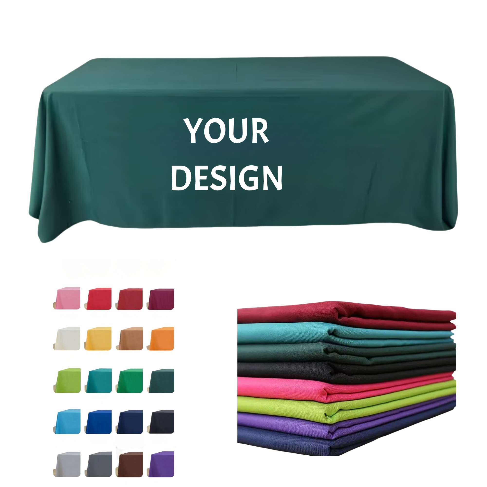 6' Custom Throw Style Table Cover 2