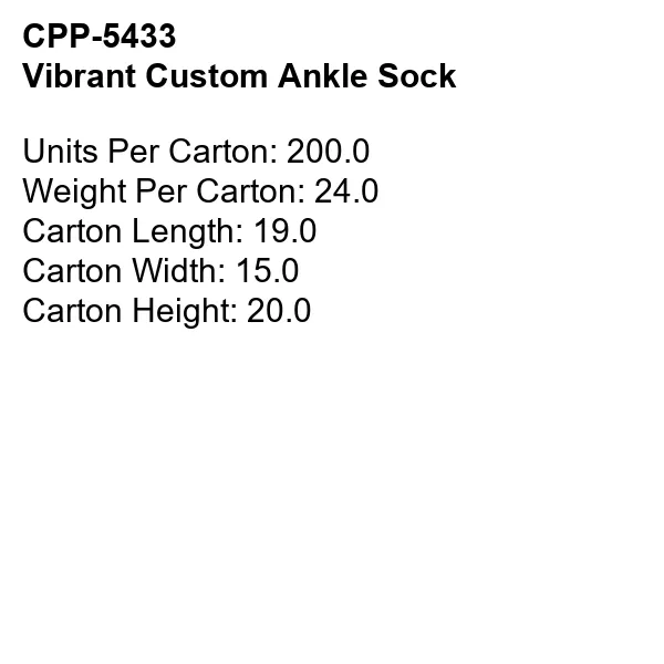 Vibrant Custom Ankle Socks 3
