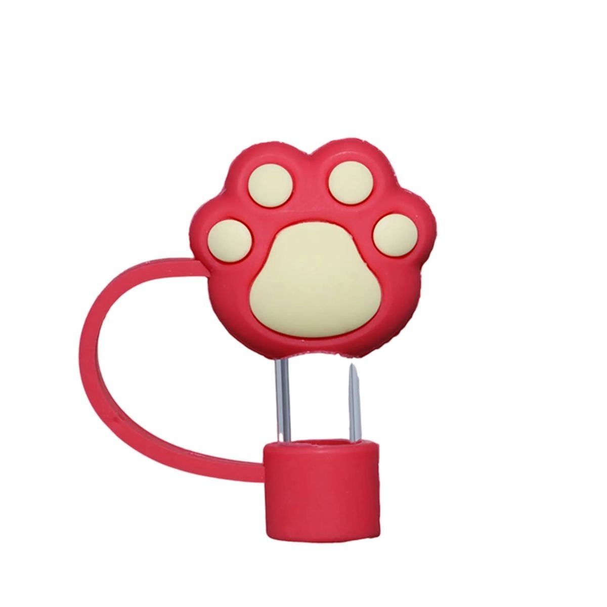 Food-Grade Silicone Straw Covers 1.97 inches with Custom Logo Imprint 18