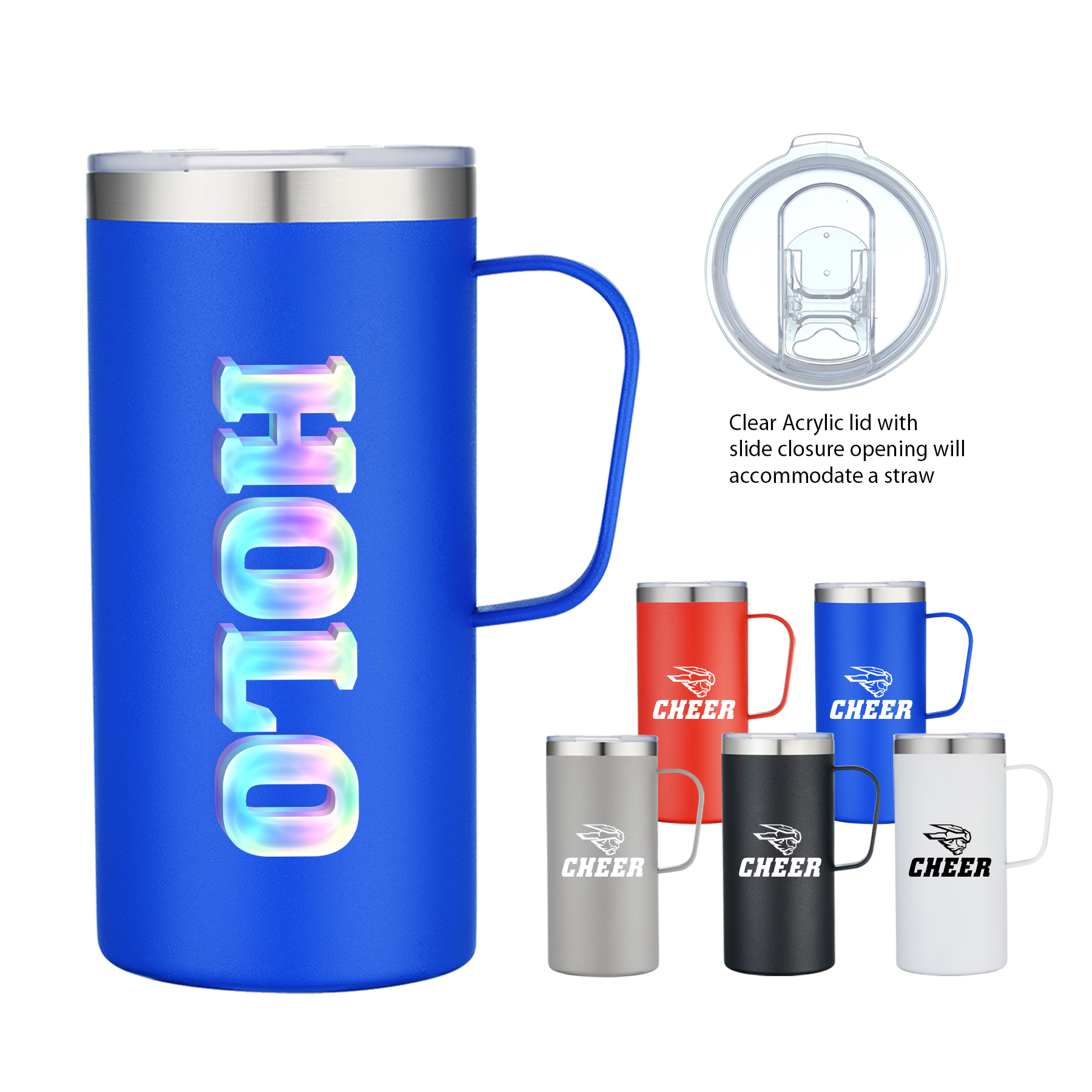 Glamping 20 oz. Double-Wall Stainless steel Vacuum Mug 4