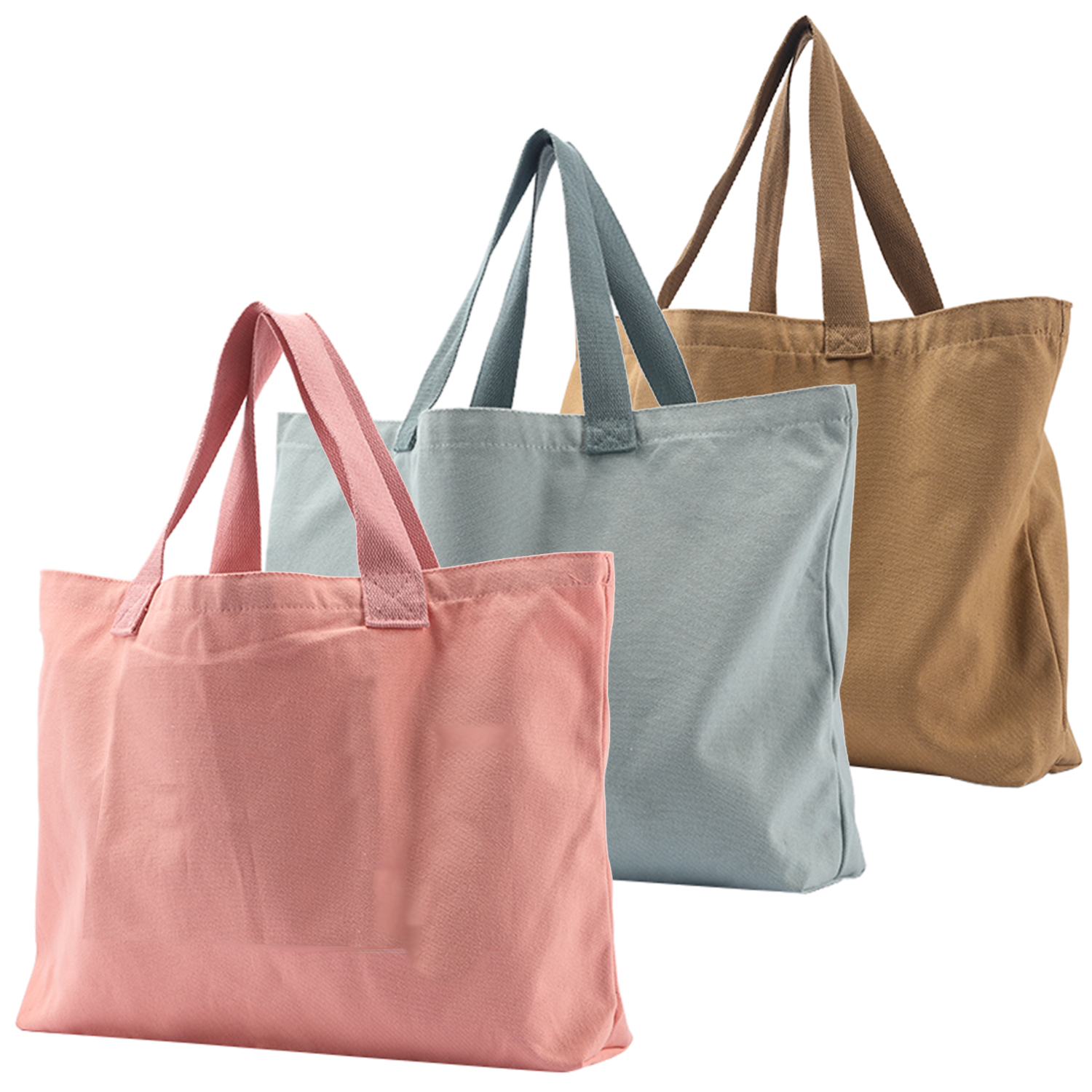 Cotton Canvas Shopping Tote Bag 2