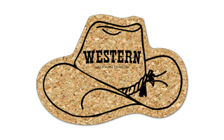 Cowboy Hat Cork Coaster 4