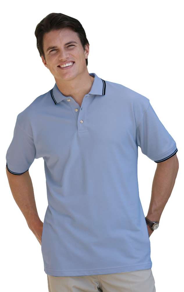 Men's Superblend Tipped Polo 15