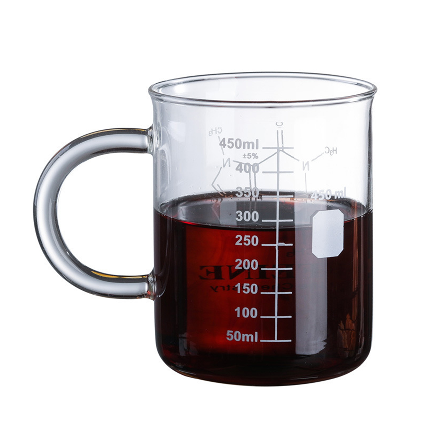 16oz Borosilicate Glass Measuring Mug w/Handle 8